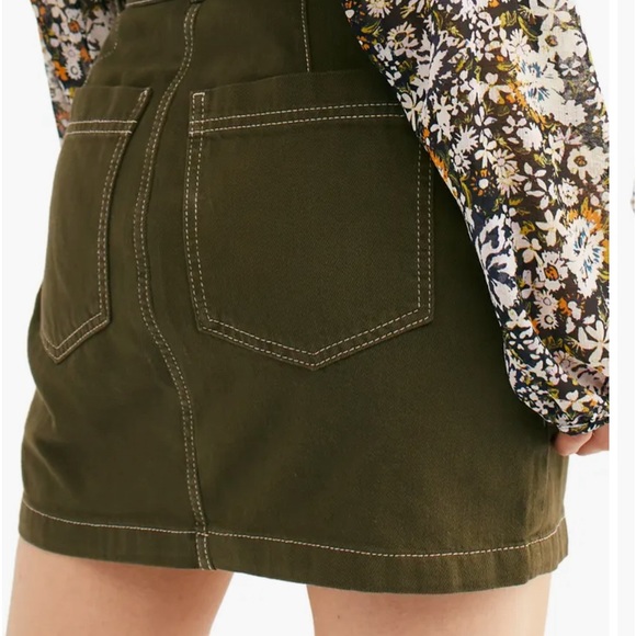 Free People Splendor in the Grass Paperbag Waist Skirt - Picture 12 of 12